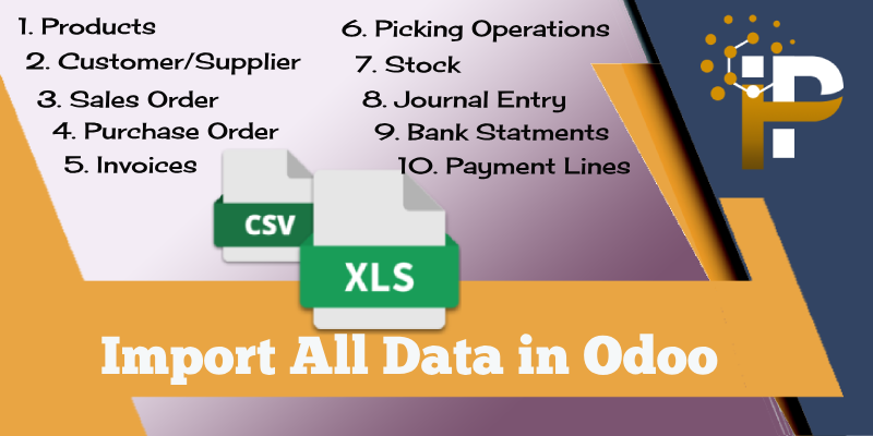 Import All Data in Odoo using XLS/CSV