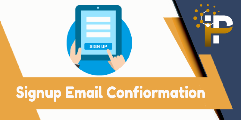 Signup : Email Confiormation with reCAPTCHA