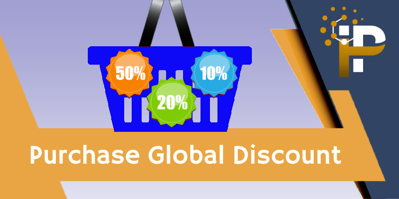 Global Discount on Purchase &amp; Invoice